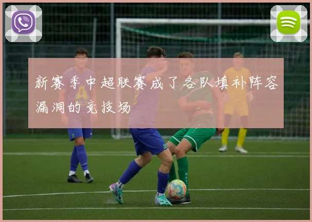 新赛季中超联赛成了各队填补阵容漏洞的竞技场